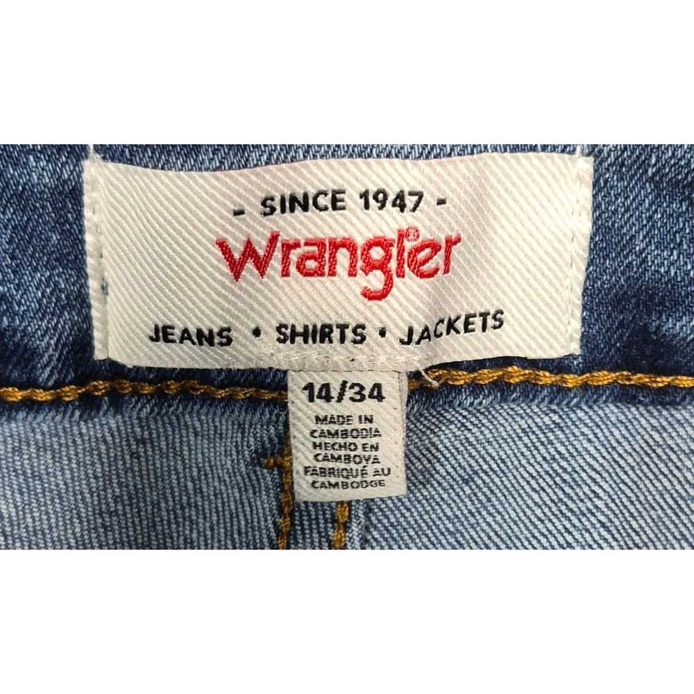 Wrangler Womens High Rise Bootcut Free to Stretch Blue Jeans Size 14 NWT 1802564 - Picture 4 of 8